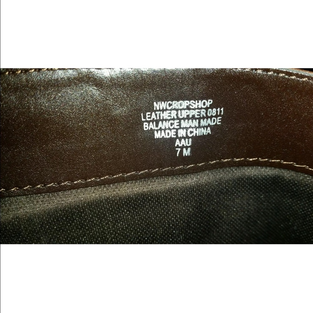 Nine West Cropshop Chocolate Brown Boots OTK Sz. 7 - Picture 4 of 4